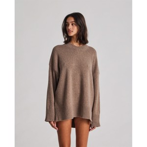 Gai - Lisva - Vigga Lambswool Jumper - Shitake